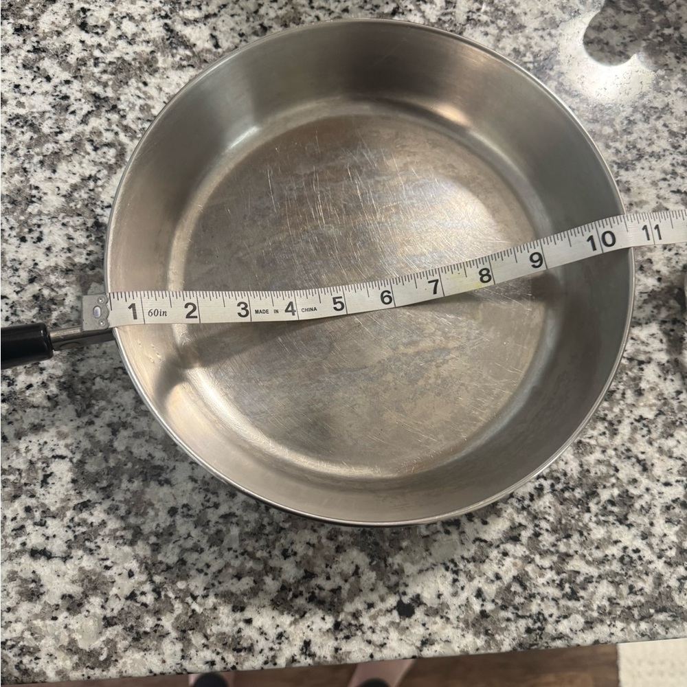 Stainless Steel Copper Bottom Frying Pan